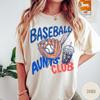 Baseball Aunts Club T-Shirt, Gameday Doodle Baseball Tee, Trendy Women's Baseball Shirt, Sports Aunt Shirt, Game Day Tee