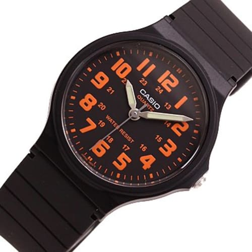 Casio Casio Quartz Men's Watch MQ-71-4B Black/Orange