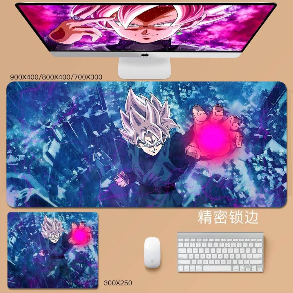 Man Cool Mouse Pad Convenience Dragon Ball Animation Son Goku Leather Mouse Pad Cartoon Vegeta Bulma Broly Large Keyboard Pad Student Desk Pad