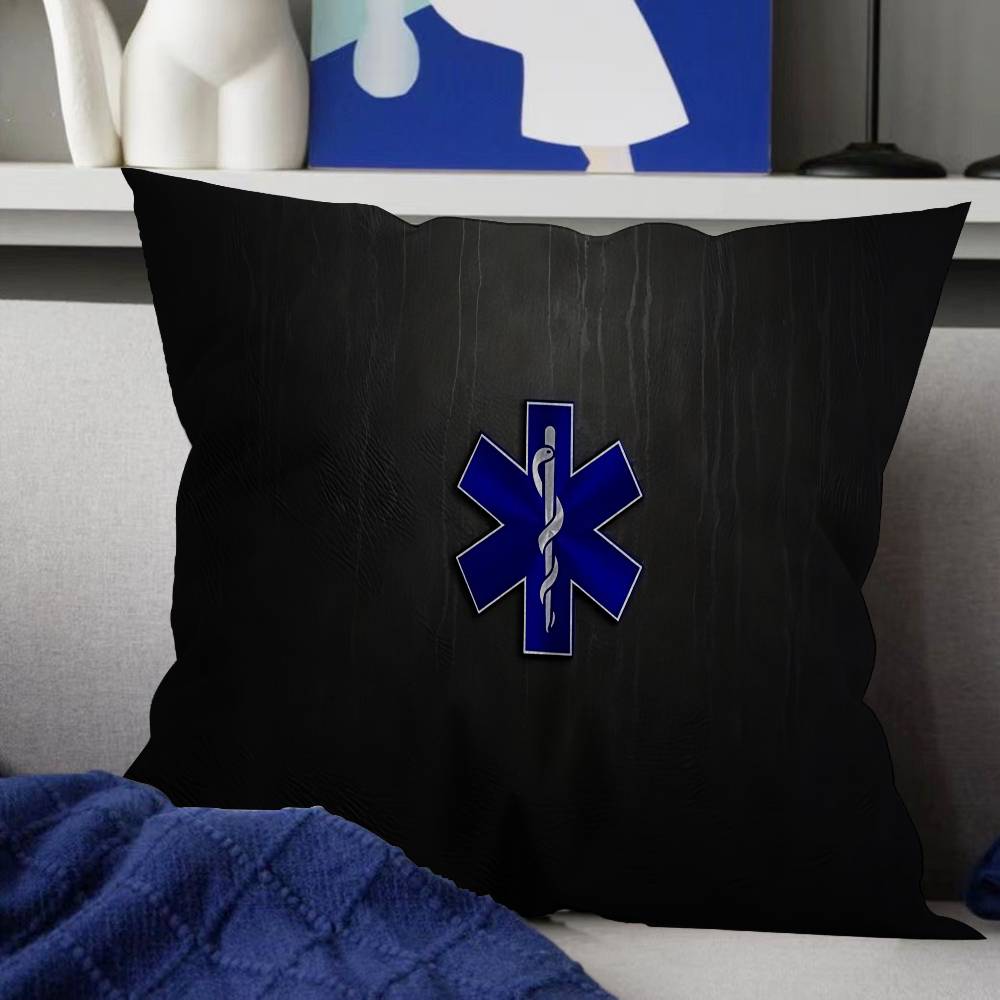 

Ems Звезда Жизни Наволочка Чехол На Подушку Декор Наволочка Печатный Чехол На Подушку Для Дивана 12x12Inch