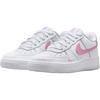 Nike Air Force 1 Vielseitig Bequem Niedrig geschnitten Kinder Basketballschuhe Kinder Sneaker Rosa Weiß IO7403103