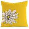 Home Decor Yellow Floral & Geometric Pillow Covers Pattern Cushion Cover Suitable for Sofa Bedroom Car Pillow Cover