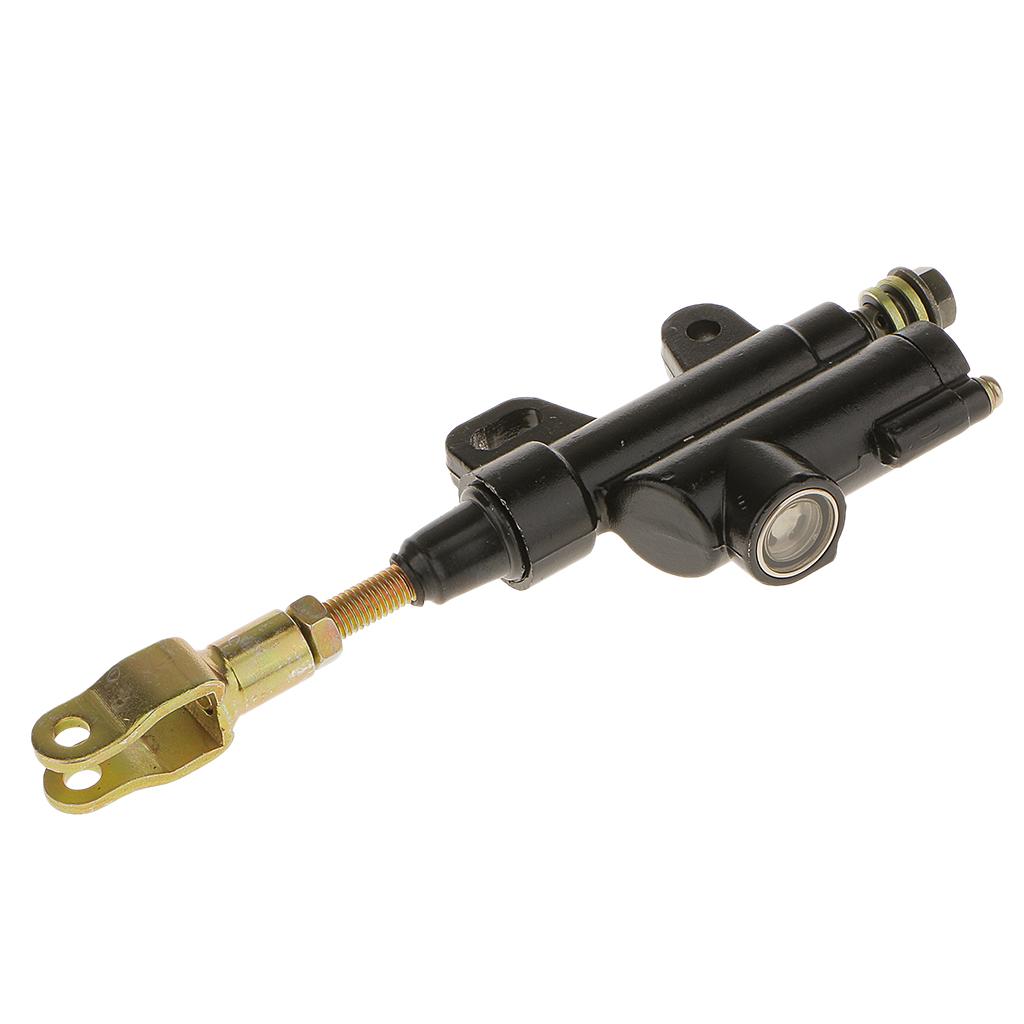 Motorcycle Rear Brake Pump Hydraulic Aluminum Master Cylinder Universal Replacement for Pit Bike ATV Dirtbike