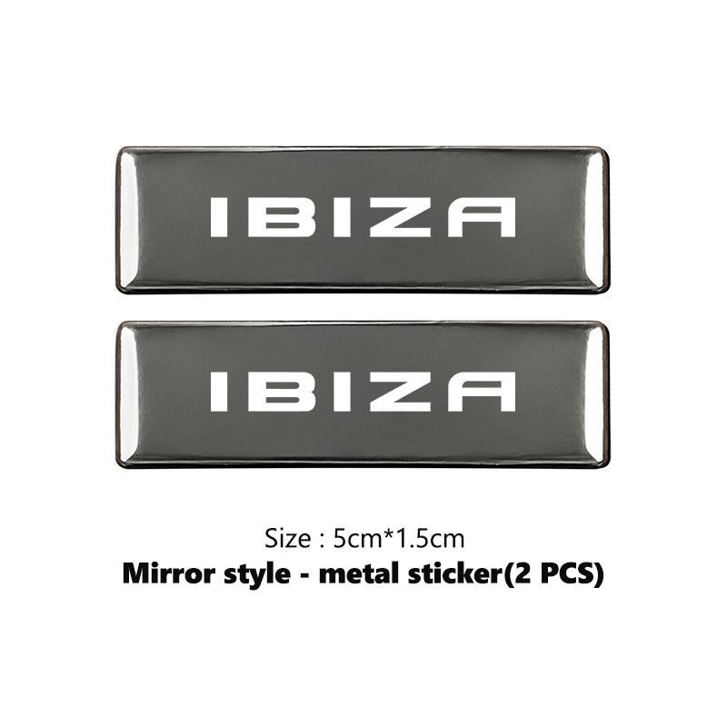 hdzsn4 Car Body Sticker Aluminum Alloy Emblem Decoration Auto Stickers For Seat Exeo Altea Arona Toledo Ibiza Leon E-racer Ateca