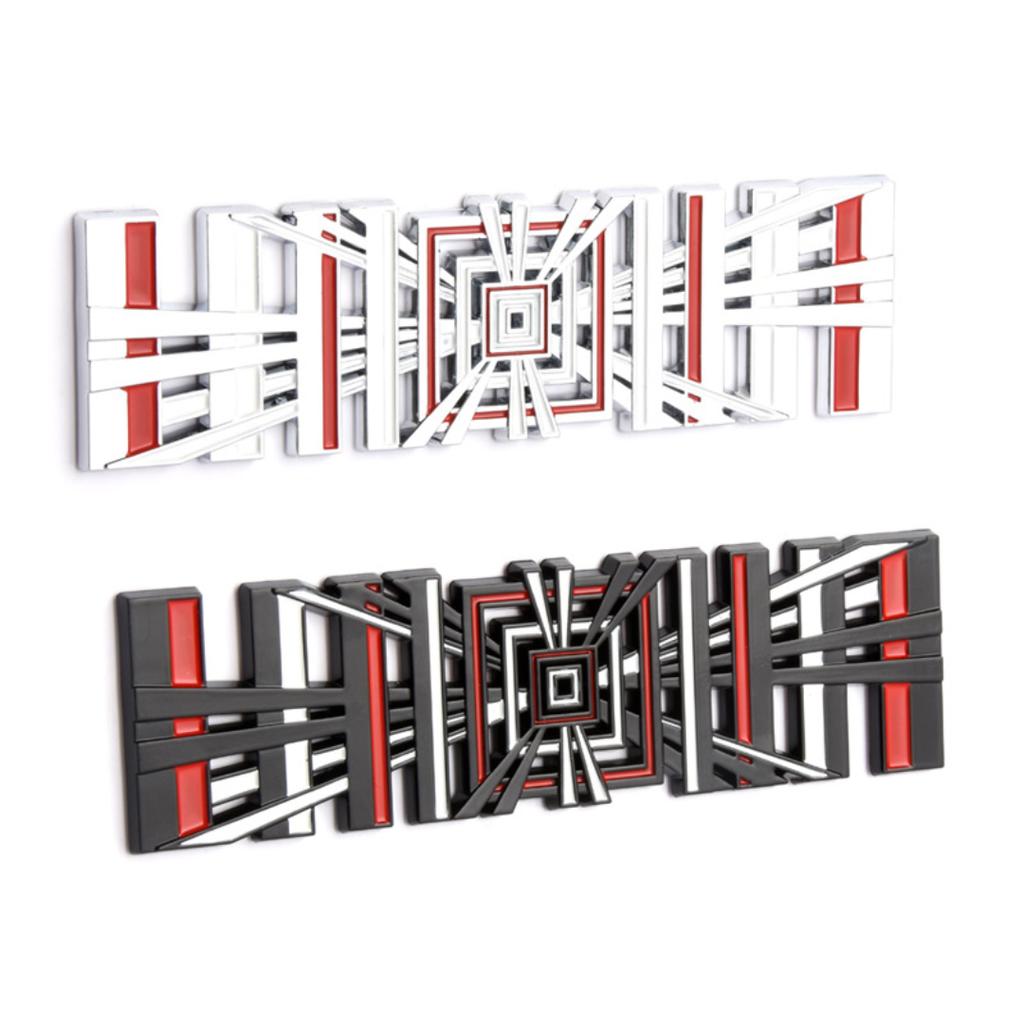 3D ABS Plaid Logo Performance Rear Trunk Badge Emblem Sticker Decals for T/esla M/odel 3 Y X S Car Styling Accessories