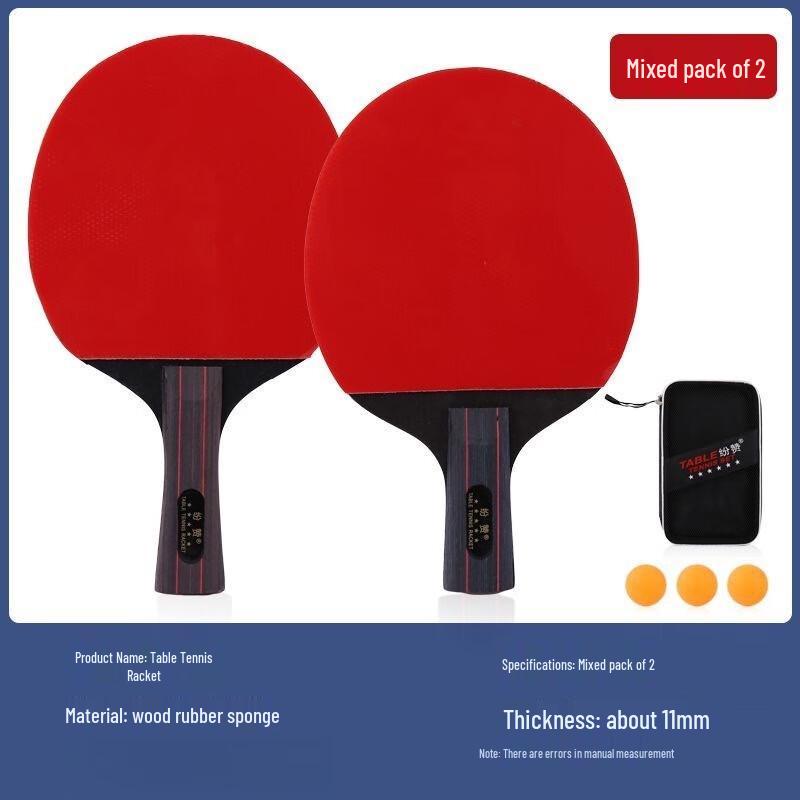 WEZHO 4-Star Table Tennis Racket Set