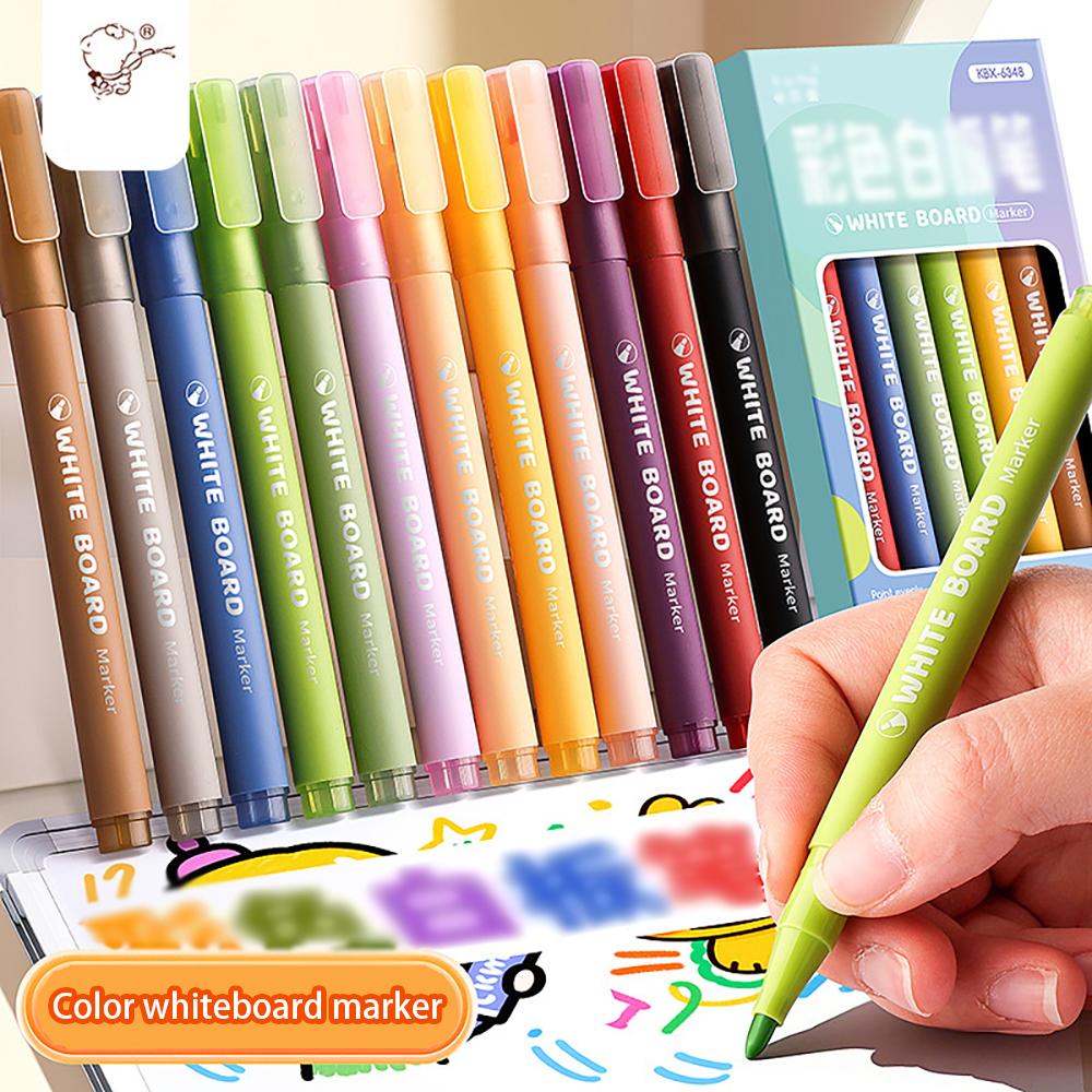 Colored whiteboard pens can be used to erase student blackboard drawing board pens, and marker pens are easy to erase