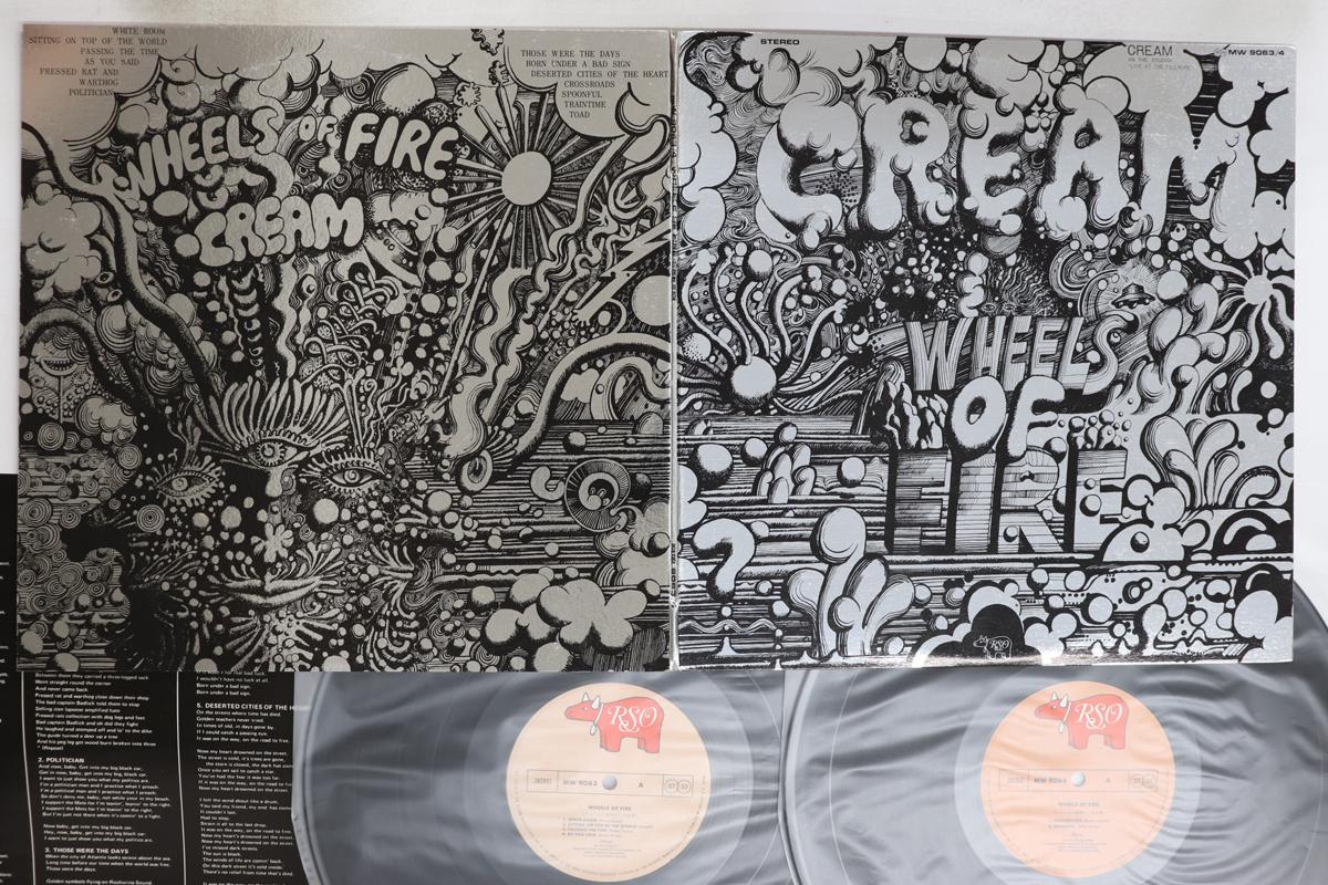 

LP Record CREAM - Wheels Of Fire MW90634 RSO 1975 Japan Rock Used