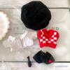 20CM idol Star EXO Doll Dolls Clothes Knitted Sweater necktie pants shoes Vest Fisherman beret hat dolls Accessories toys Gift