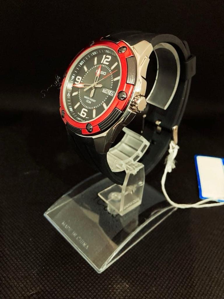 Casio MTP-1327 Quartz (Battery-operated) Overseas Model Red