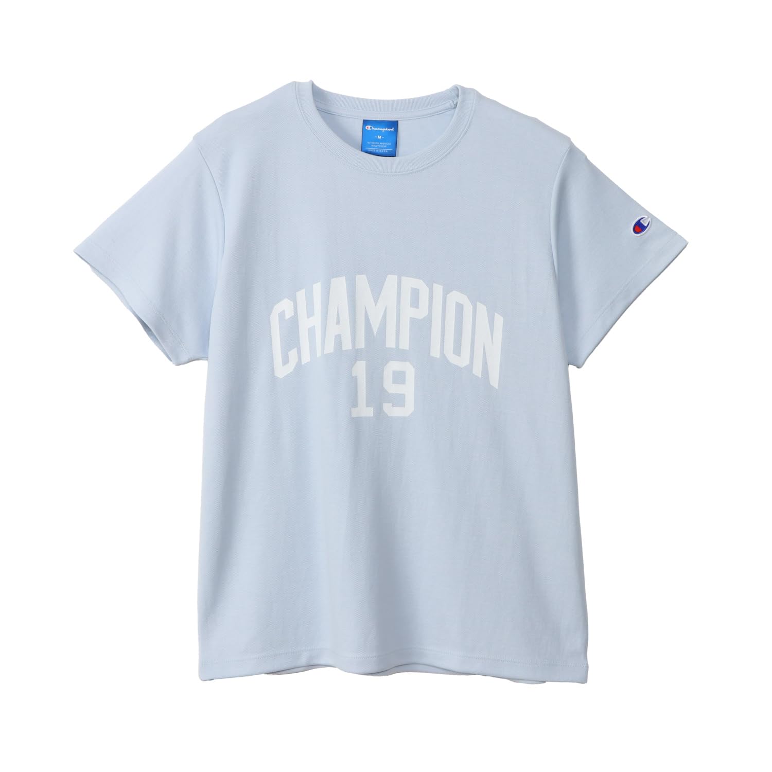 

Champion Sports Short Round UV Heat Rubber Pale Sax Women s T-Shirt, CW-BS308, Sleeve, Neck, Quick-Drying, Stretch, Protection, Shielding, Print,