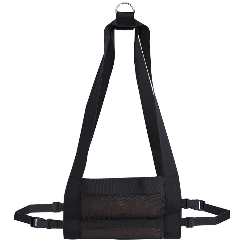 Small Animal Weighing Sling Calf Weighing Sling Black Durable Adjustable Strap Length for Weighing Calves Lambs Goats Baby