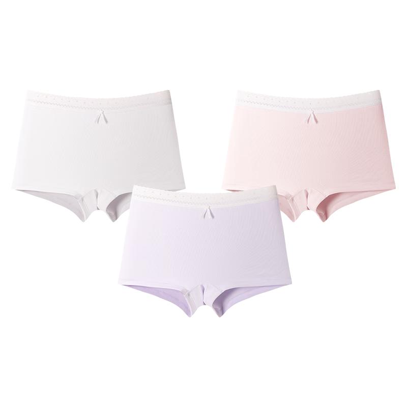 Jiusuiban Girls  Silk Blend Antibacterial Boxer Briefs