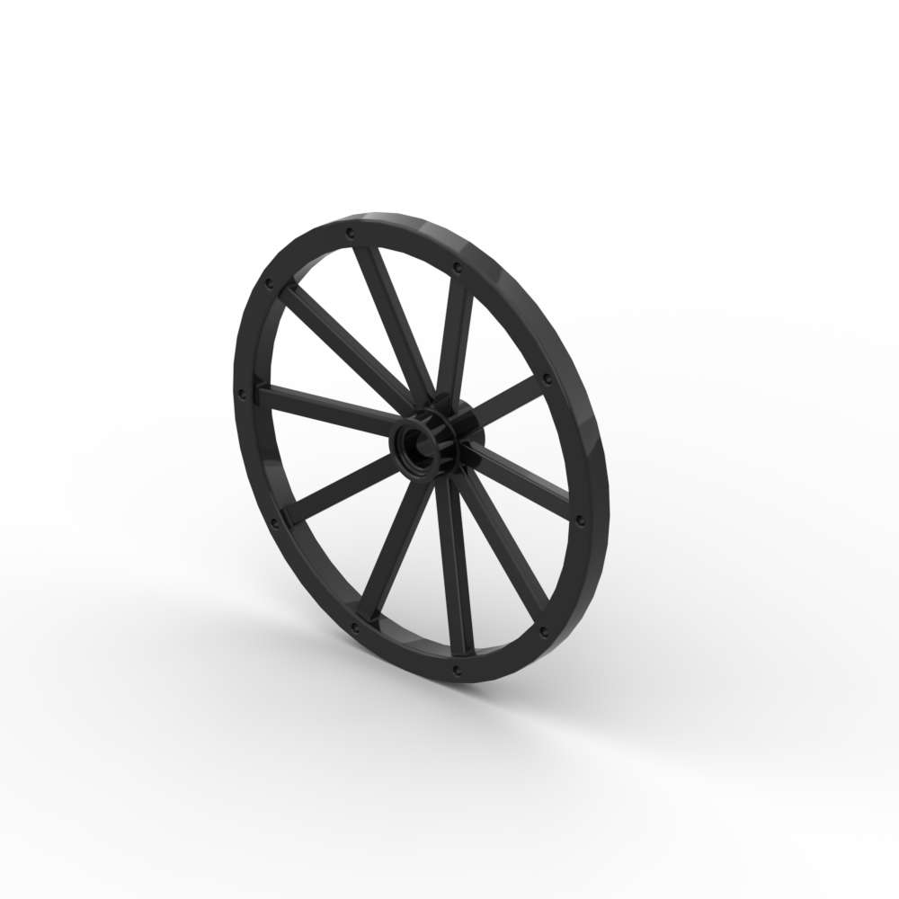 MOC 10PCS 56mm Medium Carriage Wheels 33212 Building Blocks Vehicle Car Part Bricks Assemble Particle Toy Children Birthday Gift