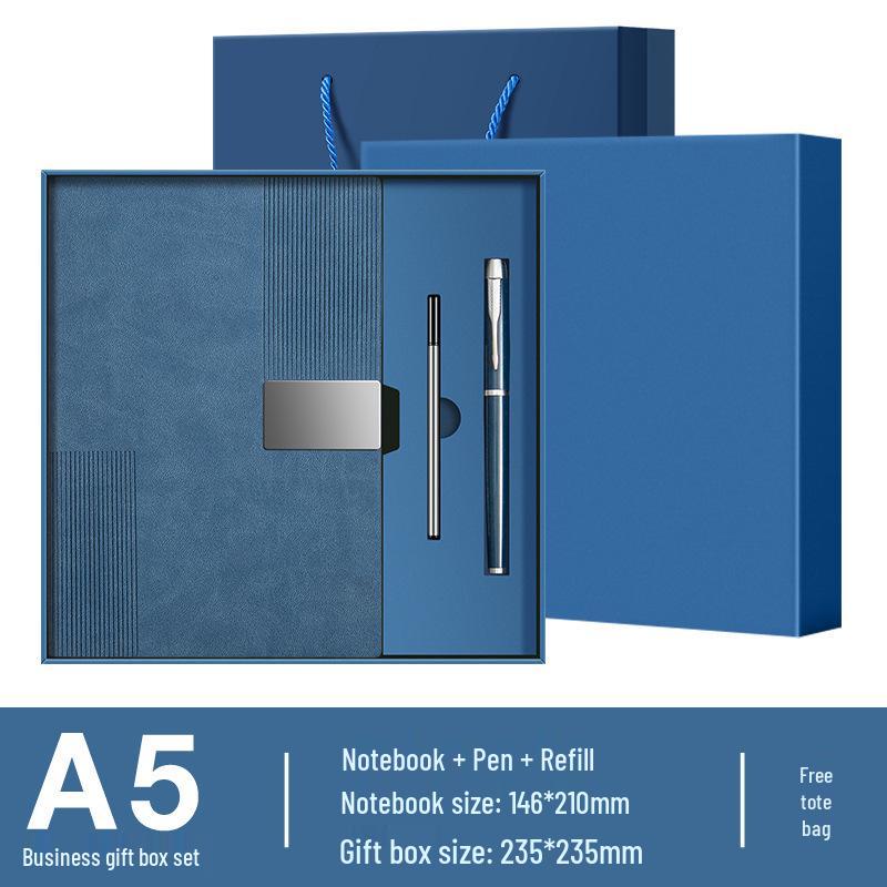 Customizable Cross-Border Gift Set: Notebook & Thermos for Office Meetings & Daily Use
