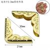 50 Pieces Book Protector Metal  Photo Album Corner Protectors Decoration for Crafting Scrapbooking Angle Cover Menus Notebook