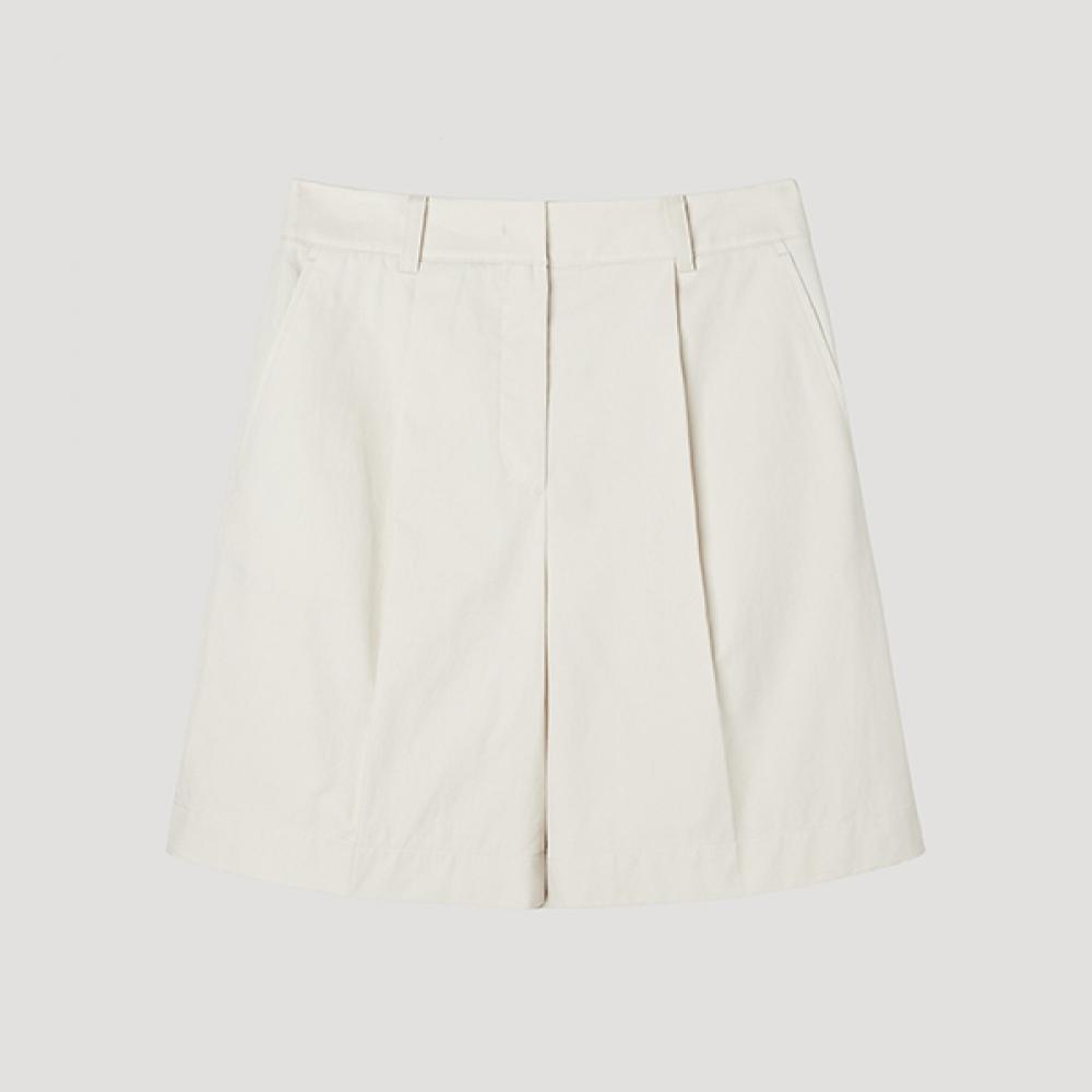 

[shs Miss] Straight Cotton Half Pants Swwspp22060 Lb light beige/66