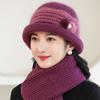 Autumn and Winter In The Elderly Wool Hat Women Winter Plush Warm Fashion Basin Hat
