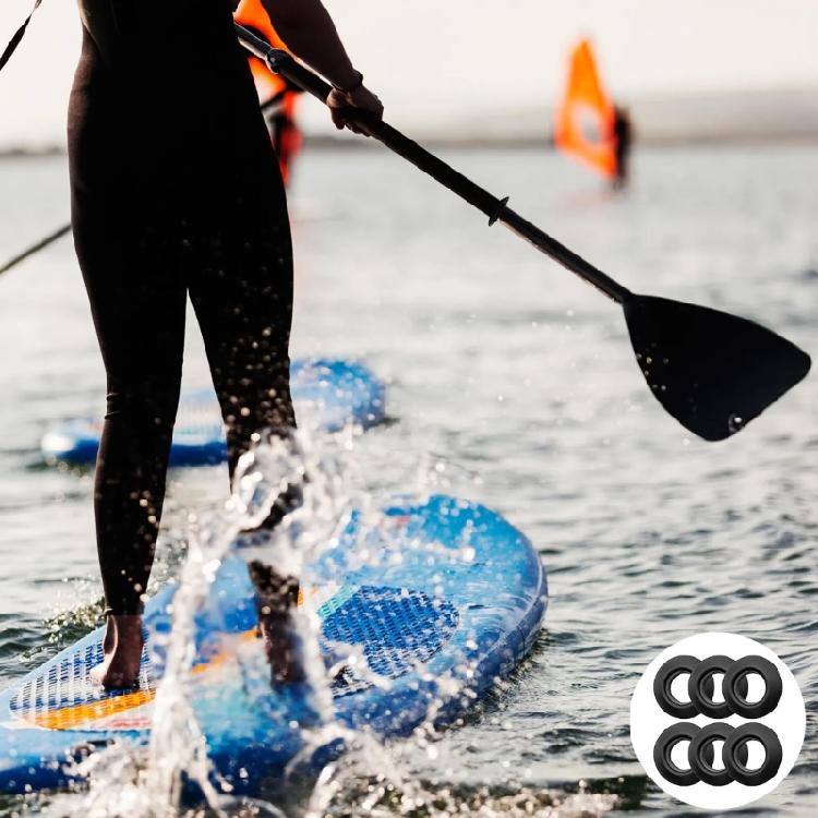 6Pcs Kayak Paddles Drip Rings Rubber Kayak Guard Oar Drip Rings Splash Guards Rings for Kayak Canoes Rafting Paddles