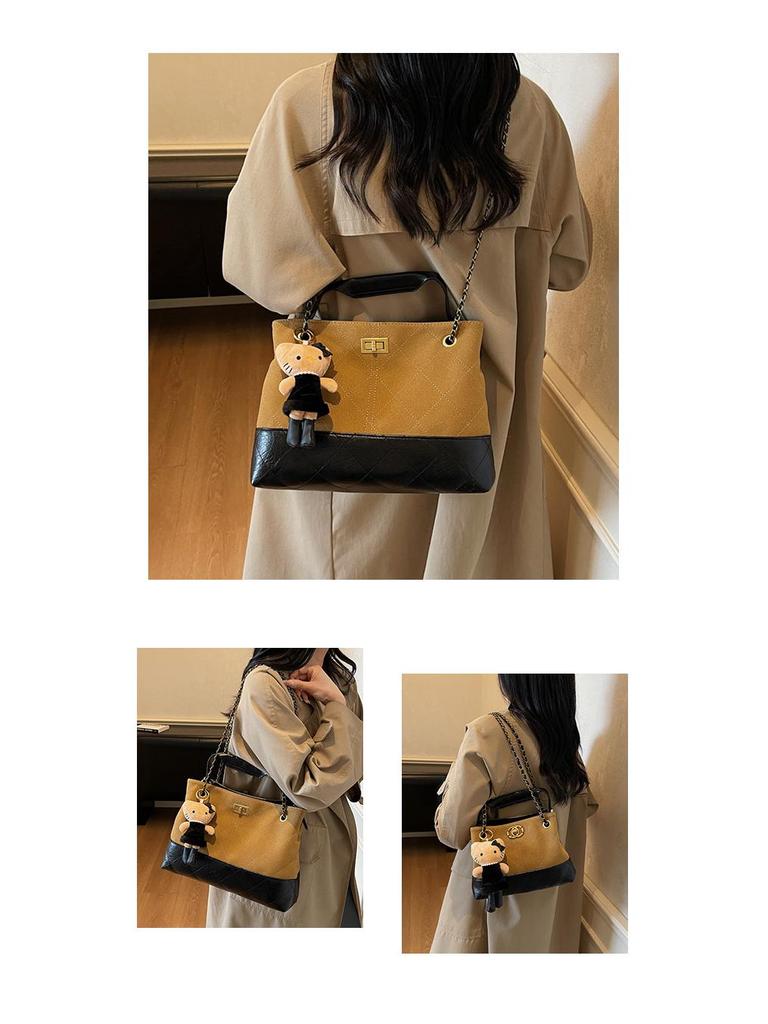 Autumn 2025 Large Capacity Women's Chain Crossbody Shoulder Bag - Fashionable Commute Bag