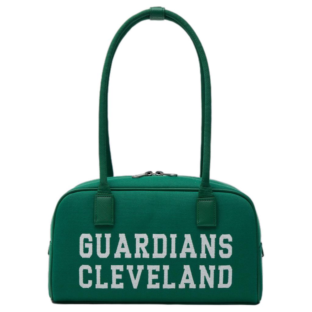 New MLB Artificial Leather Shoulder Bag Toast Bag Bowling Bag Shoulder Bag Regular Unisex Green 3ABQL014N-45GNS