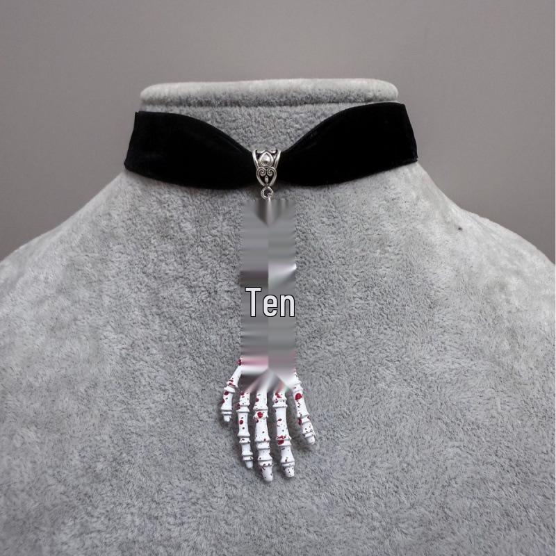 Original Halloween Skull Hand Party Earrings