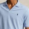 Polo Ralph Lauren SS24 Solid Color Small Pony Embroidered Loose Casual Short Sleeve Polo Shirt Men Tops Island-Blue MNPOKNI1N822826-400