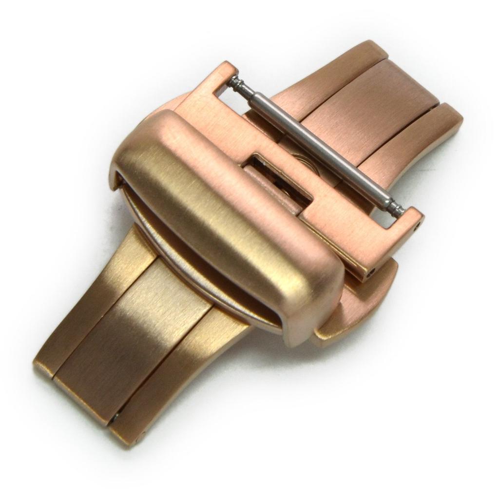 Cassis PBF Watch 18mm Satin with Replacement CARGS018 D-Buckle Strap, Rosewood, Tool,