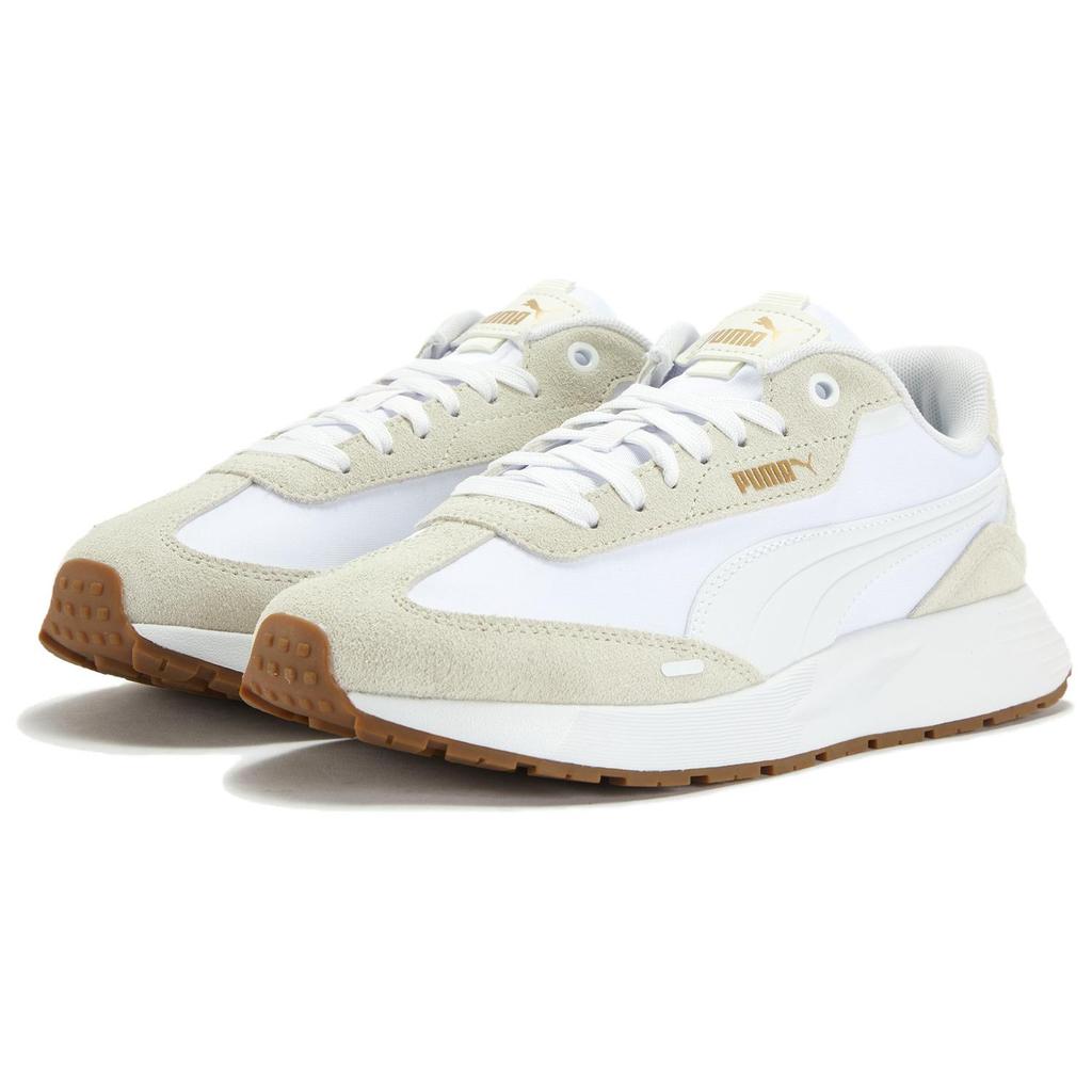 Puma Runtamed Wind Versatile Comfortable Low-Top Lifestyle Sneakers Unisex Sneakers White Beige 404412-03