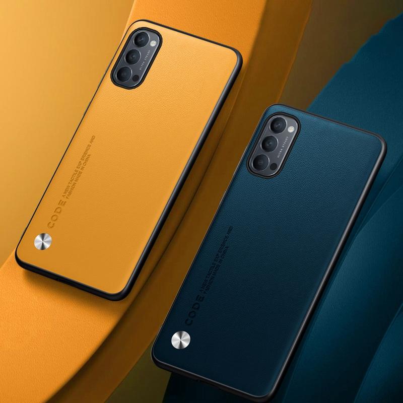 Luxury PU Leather Case For OPPO Reno 4 Pro 5G Back Cover Silicone Shockproof Full Protection Phone Case For OPPO Reno4 Pro 4Pro