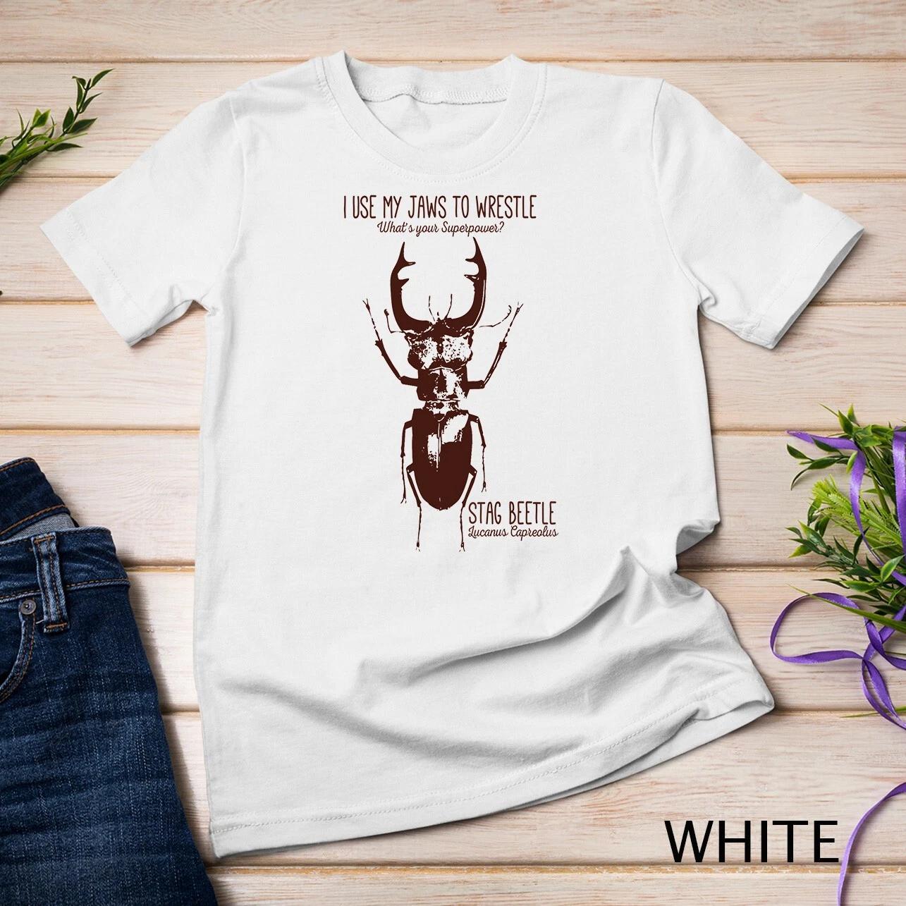 Stag Beetle Bug Lover Funny Entomology Gifts Entomologist T-Shirt Unisex T-shirt 2XL