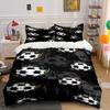 Soccer Balls with Fireworks. Bedding Sets Duvet Cover Sets Duvet Covers Pillowcases(1 * Duvet Cover 2 * Pillowcases, Without Duvet Insert)