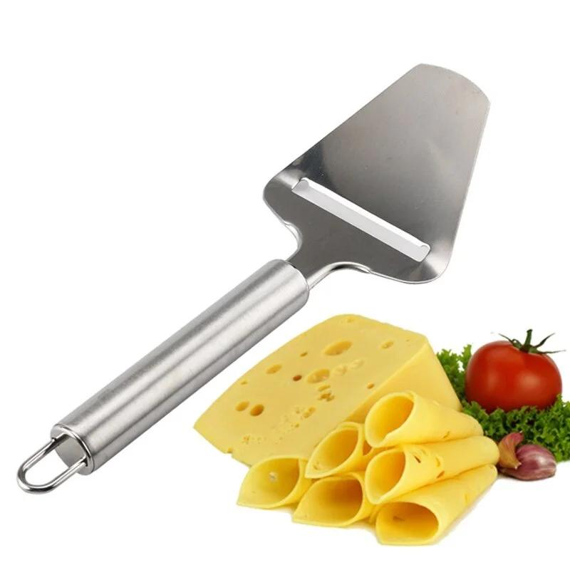 Silver Stainless Steel Cheese Peeler Slicer Cutter Butter Slice Cutting Knife Kitchen Cooking Tools