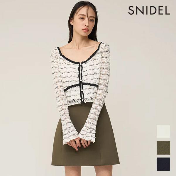 SNIDEL Bottoms 26 Spring/Summer Construction Mini Skirt Mini Length High Waist swfs261242