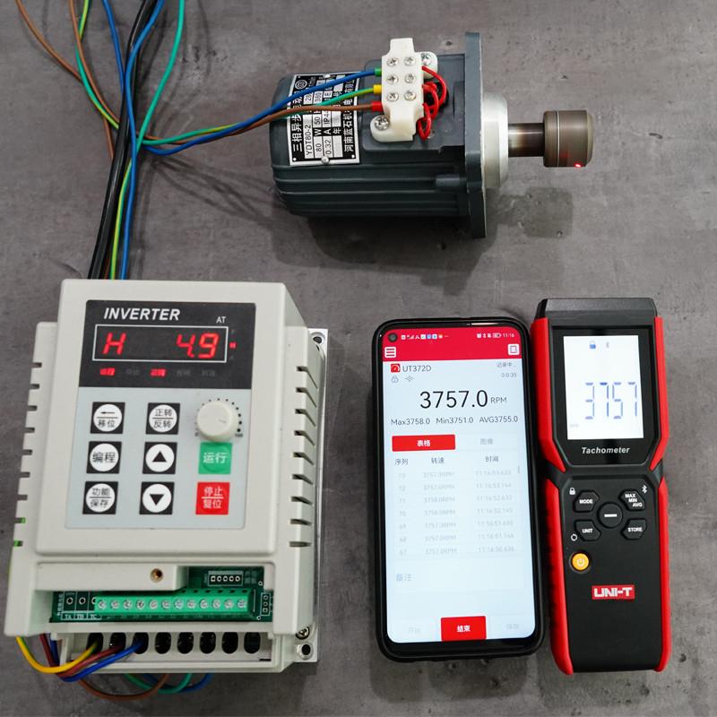 UNI-T UT372D 2-in-1 Digitaler RPM-Drehzahlmesser Hohe Präzision Digitaler Drehzahlmesser Tragbares Drehzahlmessgerät