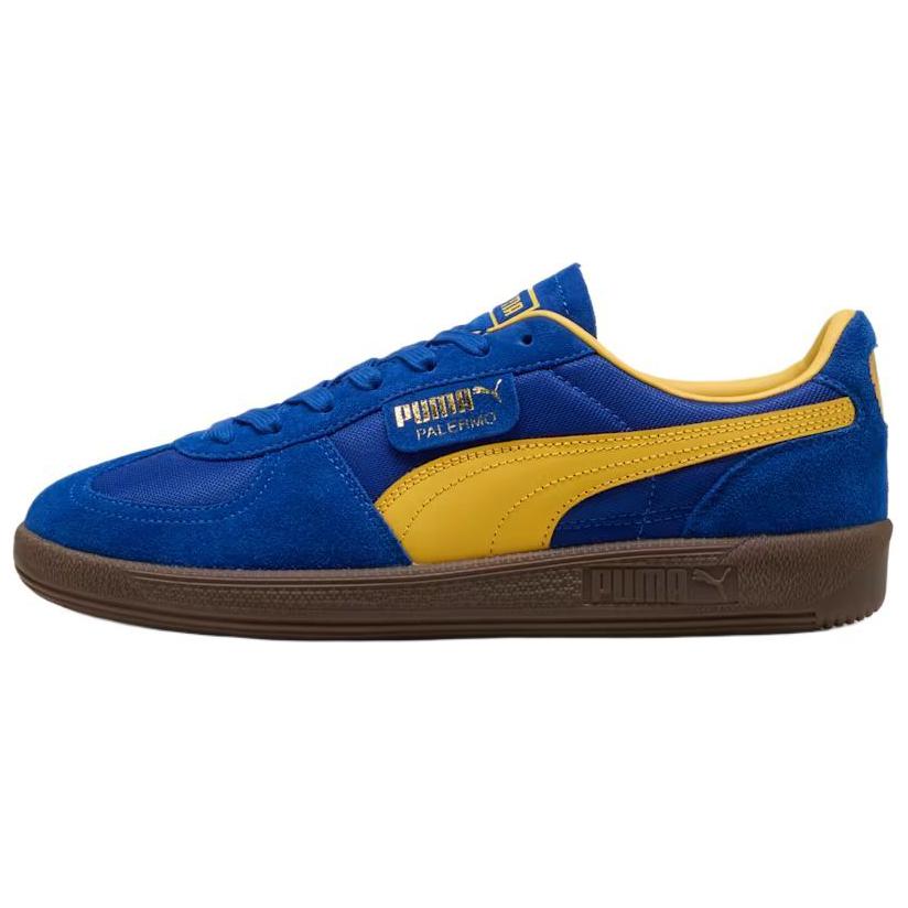 Puma Palermo Vintage Update Unisex Blue Low Top Retro Sneakers Classic Comfortable 401364-02