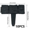 10pcs Garden Fence Edging,Home Garden Border Edging Plastic Fence Stone DIY Yard Landscape Plant Fence Fit for Lawn Yard Flow