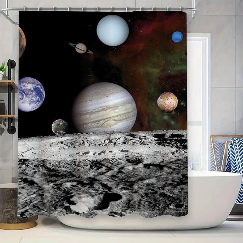 

Modern Marble Shower Curtain Set Pink And Gold Bathroom Decor With Rod Pocket For Tub Catches Water Waterproof Fabric 72X84 Inch W60H190(CM)-1 Pcs