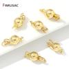 18K Gold Plated Brass Round Ball Insert Clasps For Jewelry Making Handmde Bead Safety Clasps DIY Accessories,Jewelry Findings