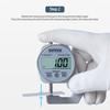 Digital Thickness Gauge High Precision Unit Conversion Pressing Operation Quick Measurement Thickness Measuring Gauge Meter Tool for Home