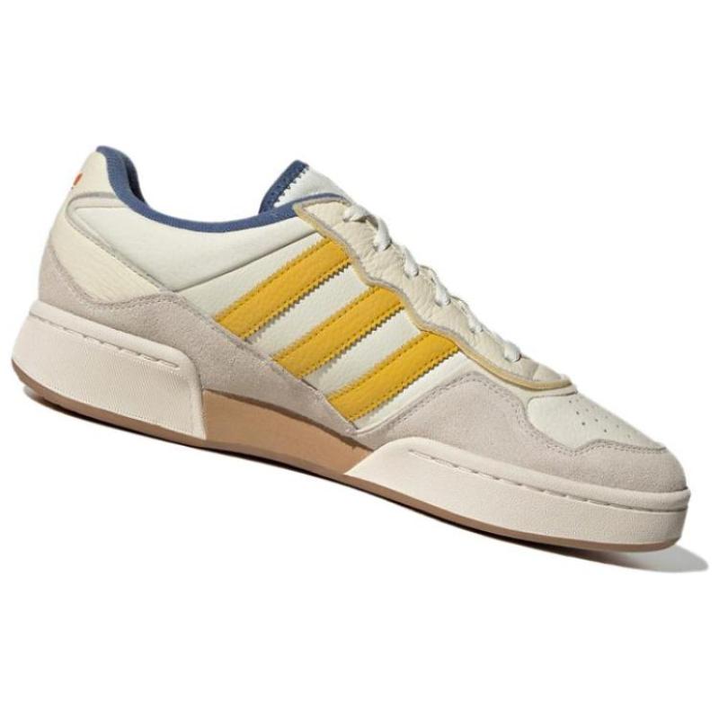 Adidas Courtic White Beige Yellow Sneakers ID0559