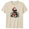 GerUnisex Shepherd Puppy Christmas Holidays Unisexs TShirt Unisexs Tee Graphic Top a
