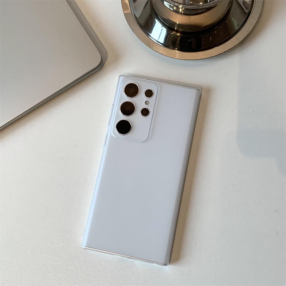 

Ultra Slim Matte Case For Samsung Galaxy S24 S23 S22 Ultra Plus Simple Anti-fingerprint Translucent Hard PC Clear Cover For S23 Ultra