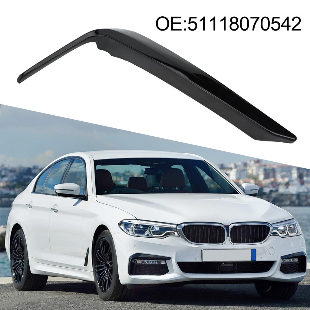 Front Bumper Fog Light Eyelid Cover Trim For BMW 5-Ser G30 G31 For M-Sport 16-20 Front Bumper Fog Light Eyelid Cover