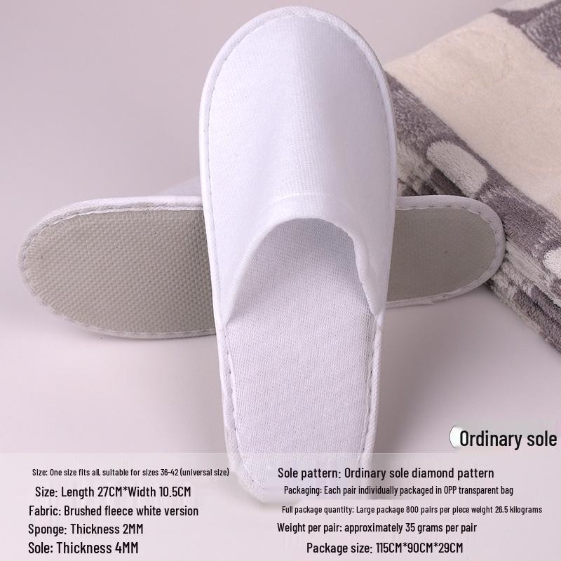 Disposable Non-slip Slippers for Hotels, B&Bs, and Beauty Salons