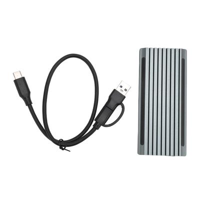 M.2 Nvme PCIE NGFF SSD Gehäuse RGB Atmungslicht 10Gbps USB3.1 Gen2 Hochgeschwindigkeitsübertragung