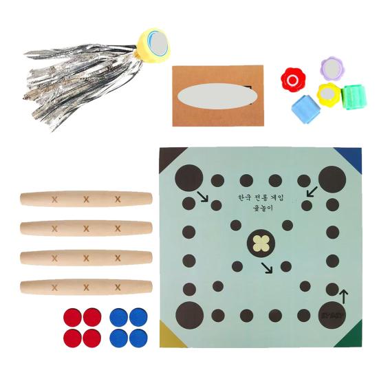 Korean Traditional Play Game Set Hand Eye Coordination Training Toy Korean Folk Stone