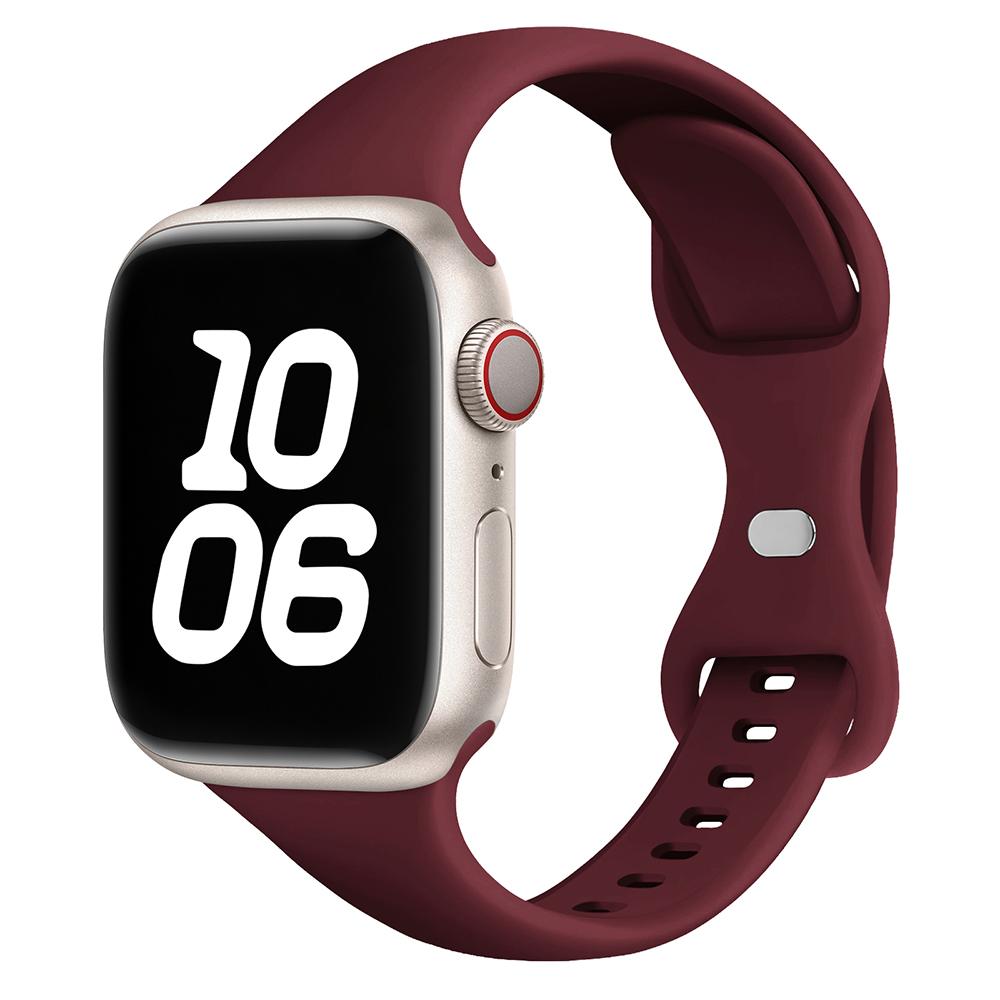 Slim Silicone band For apple watch 11 10 46mm Ultra 3-2 49mm series 9-8-7 41mm 45mm 44mm sport bracelet iwatch 4 6 5 SE 3 Strap