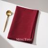 6pcs Cloth Napkins 40cm X 40cm Plain Washed Cotton Vintage Reusable Table Napkin for Gatherings Wedding Baby Shower Dinner Party