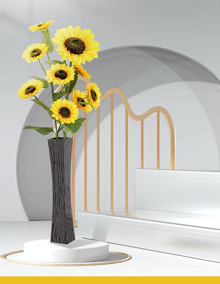 Large High Branch Sunflower Artificial Flower Bouquet for Living Room Decoration